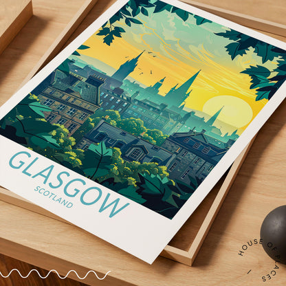 Glasgow travel poster – view 5