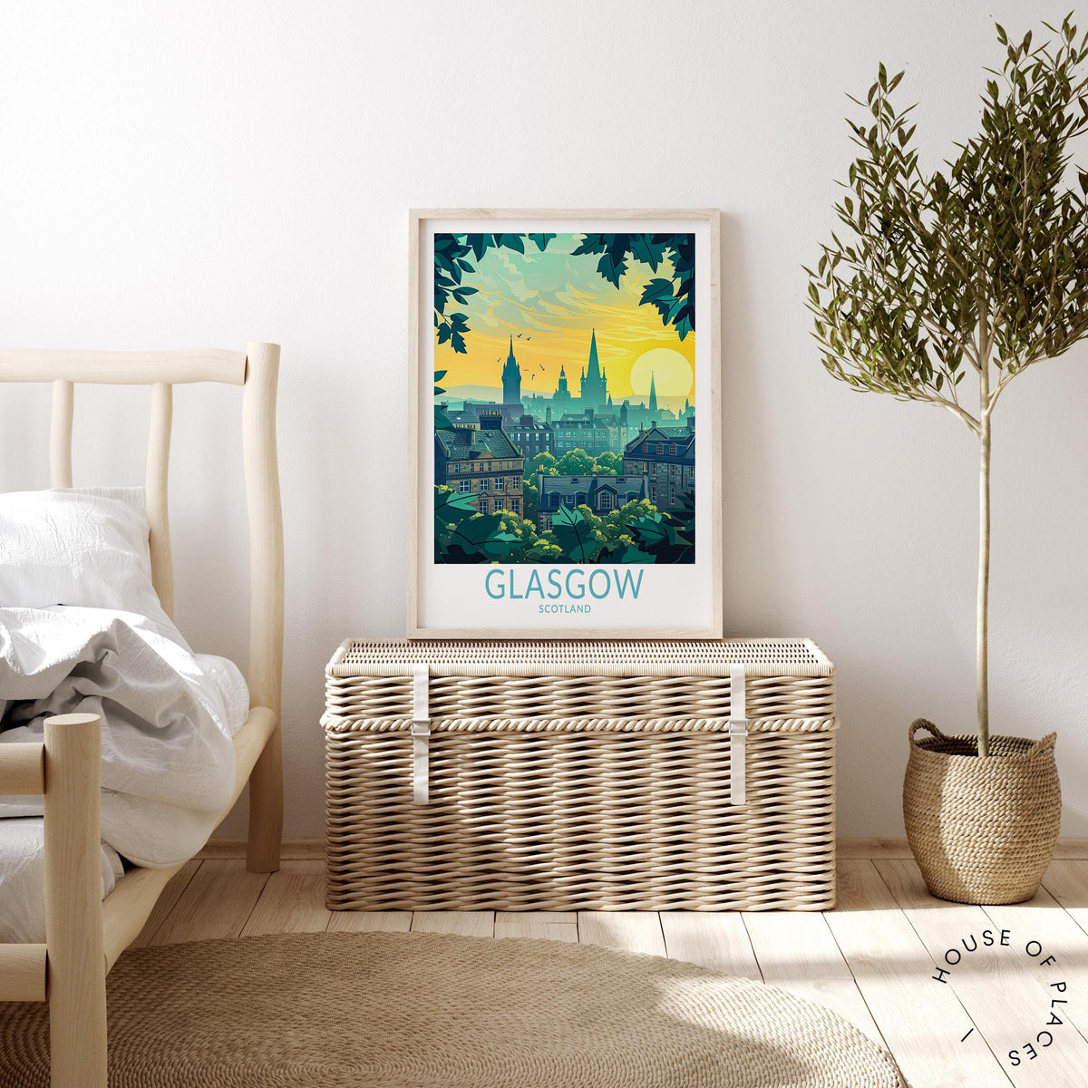Glasgow travel poster – view 3