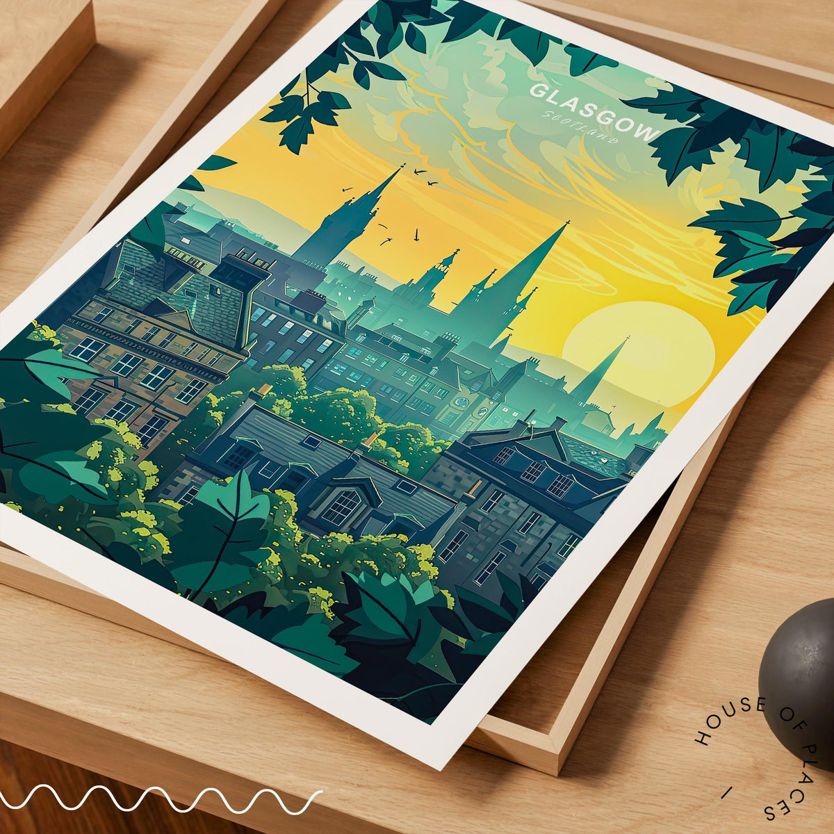 Glasgow travel poster – view 5