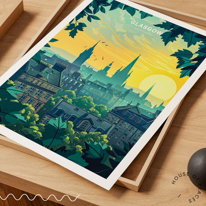 Glasgow travel poster – view 5
