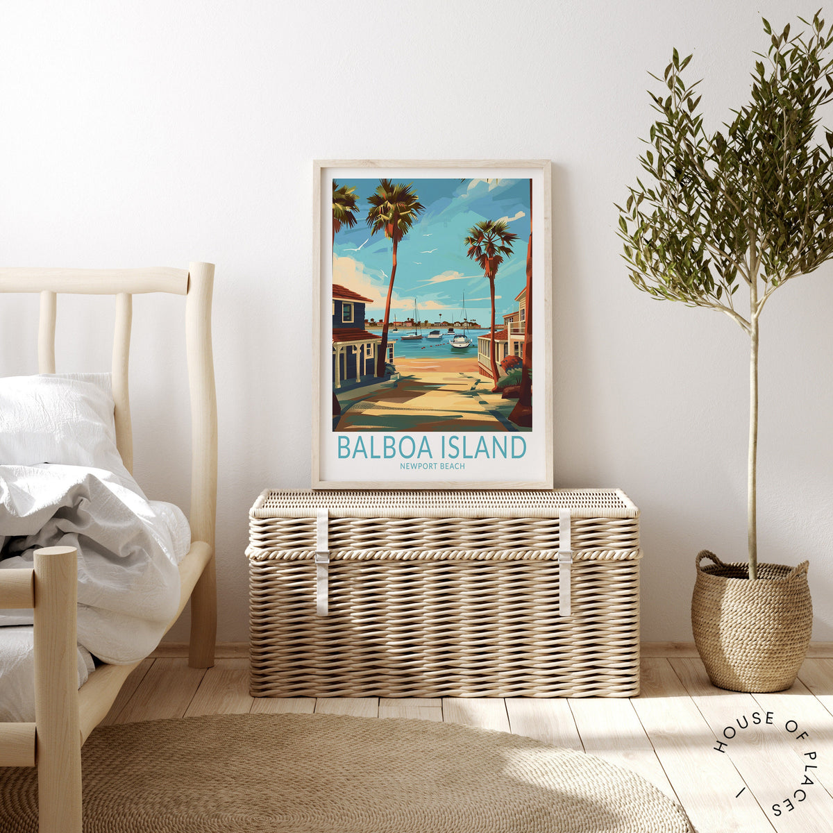 Balboa Island travel poster – view 3