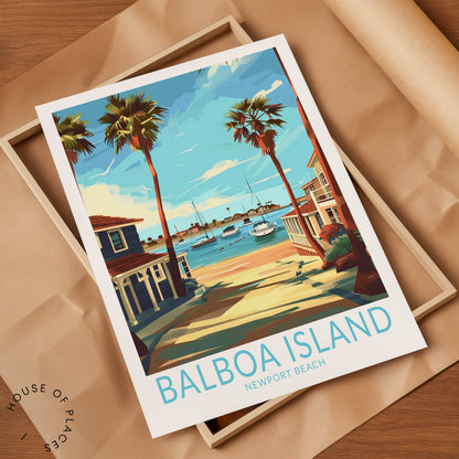 Balboa Island travel poster – view 7