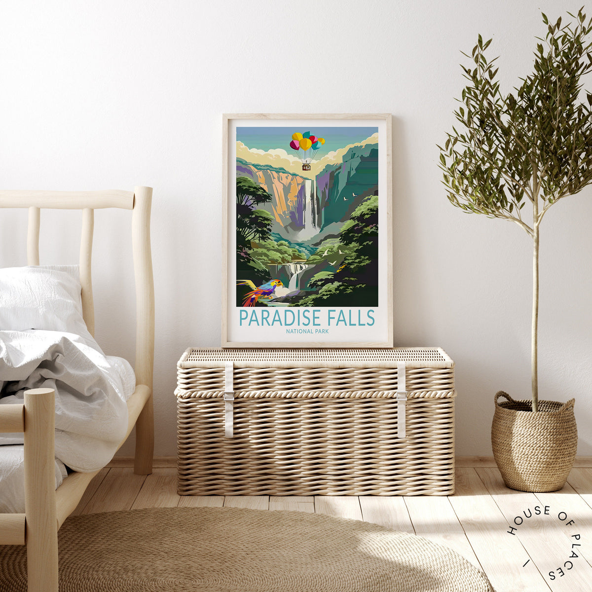 Paradise Falls travel poster – view 3