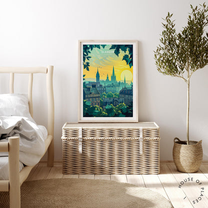 Glasgow travel poster – view 3