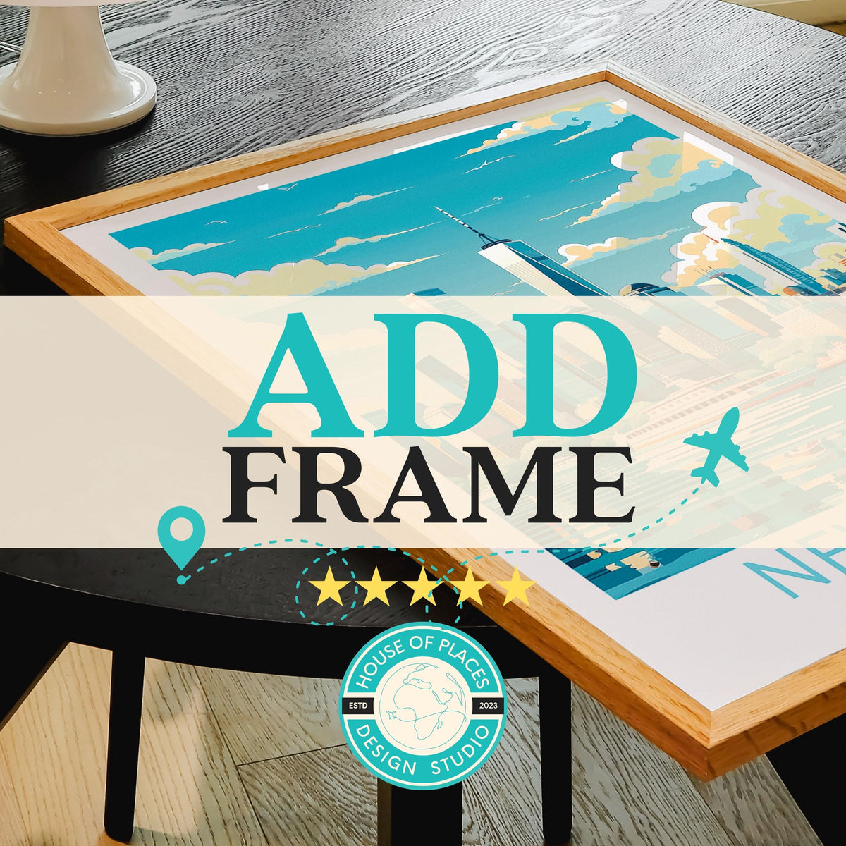 Santorini travel poster – view 10