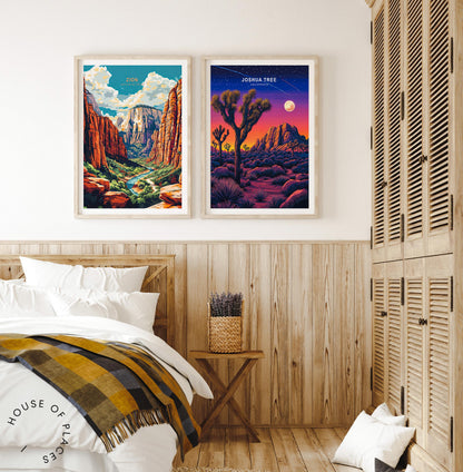 Joshua Tree California National Park travel poster – view 8