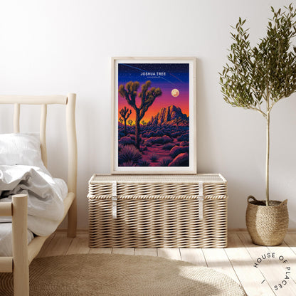 Joshua Tree California National Park travel poster – view 3