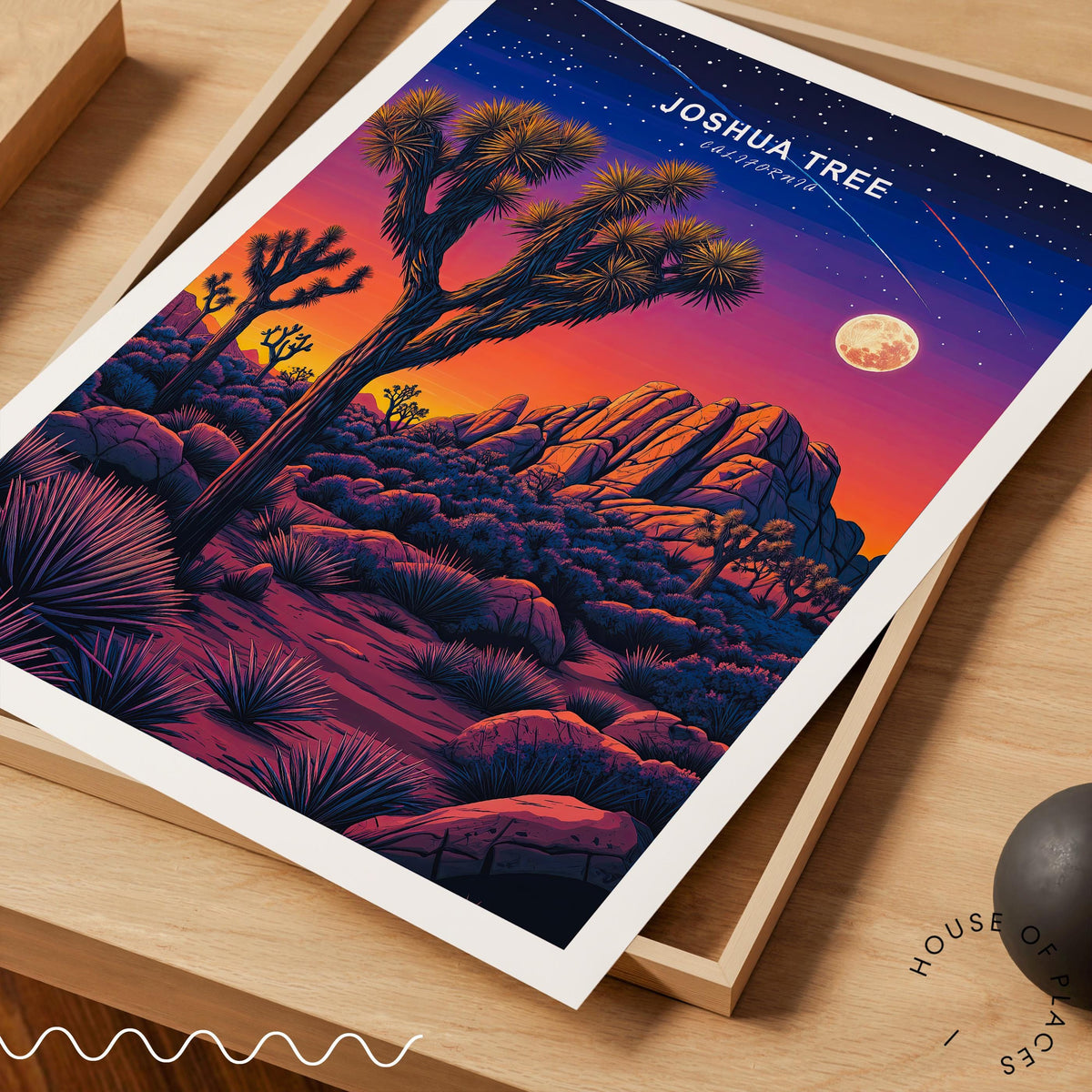 Joshua Tree California National Park travel poster – view 5