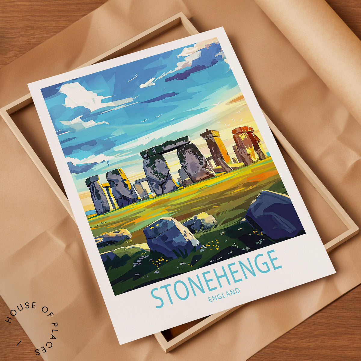 Stonehenge travel poster – view 7