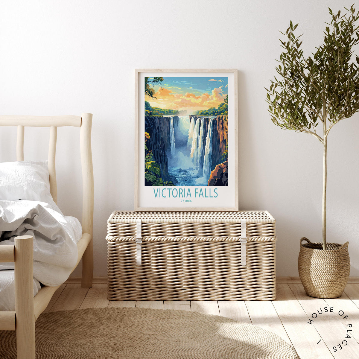 Victoria Falls travel poster – view 3