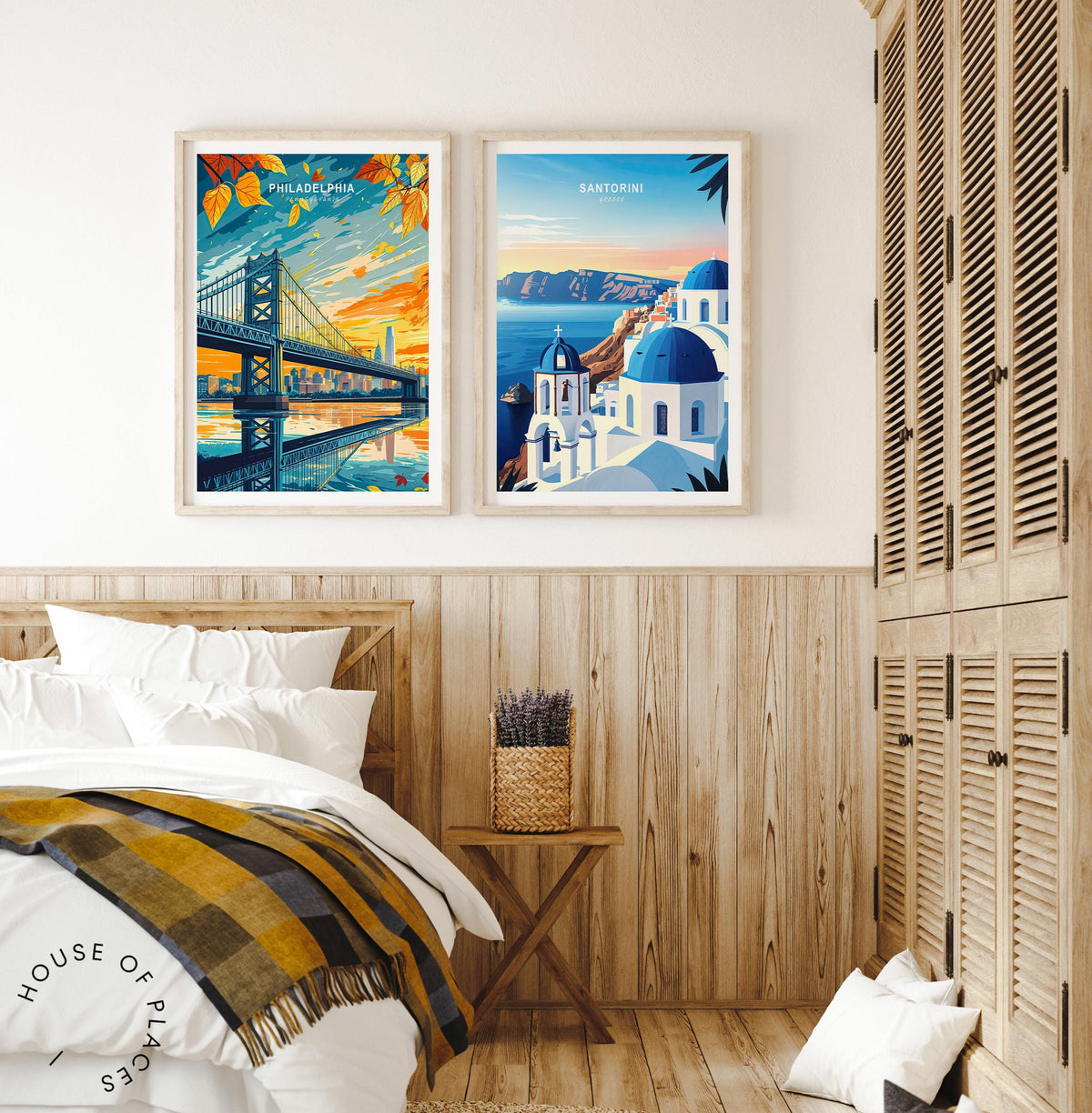 Santorini travel poster – view 8