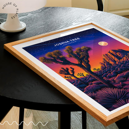 Joshua Tree California National Park travel poster – view 2