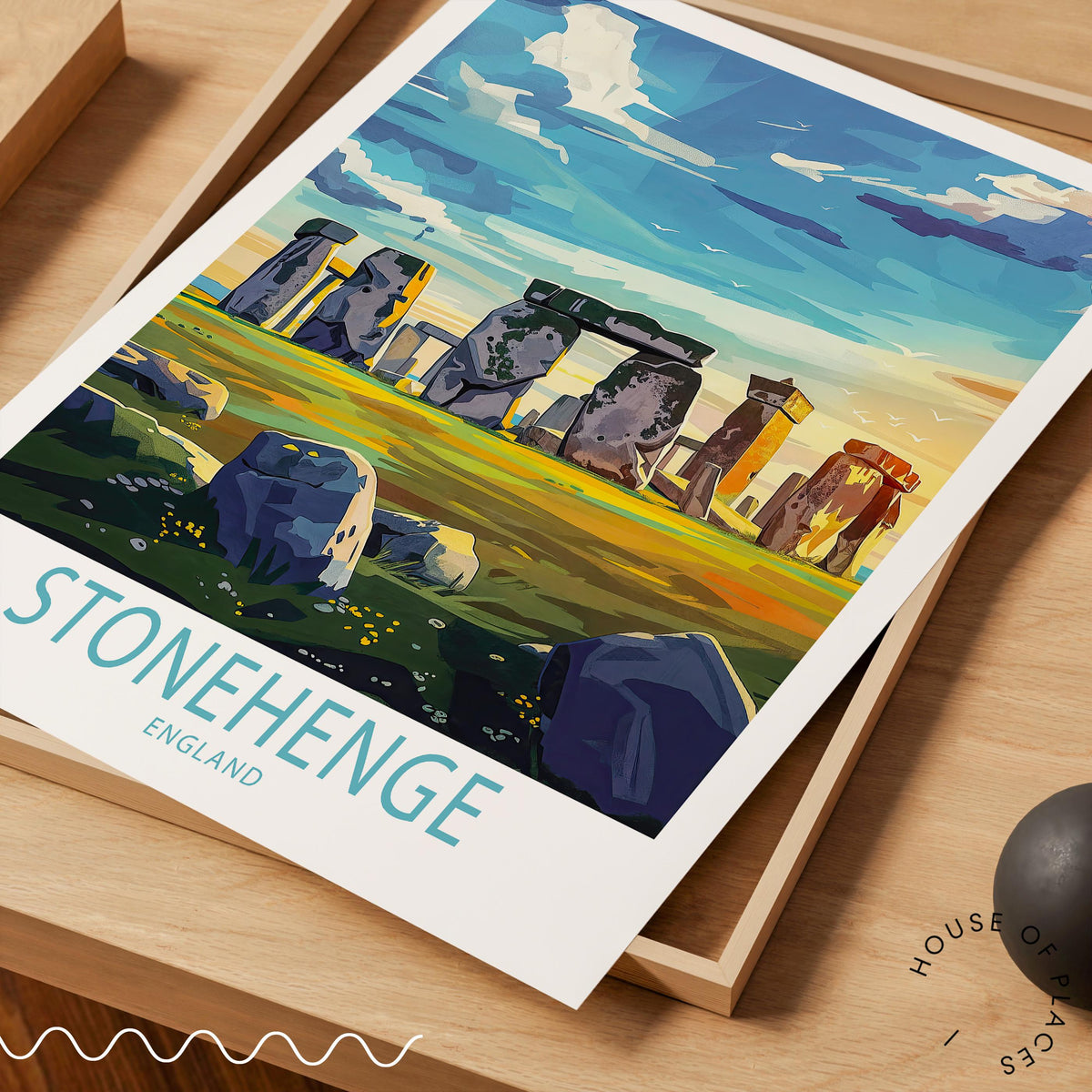 Stonehenge travel poster – view 5