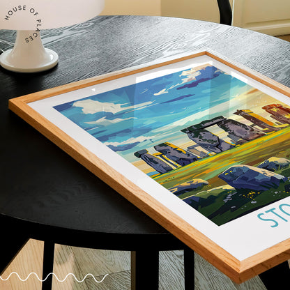 Stonehenge travel poster – view 2