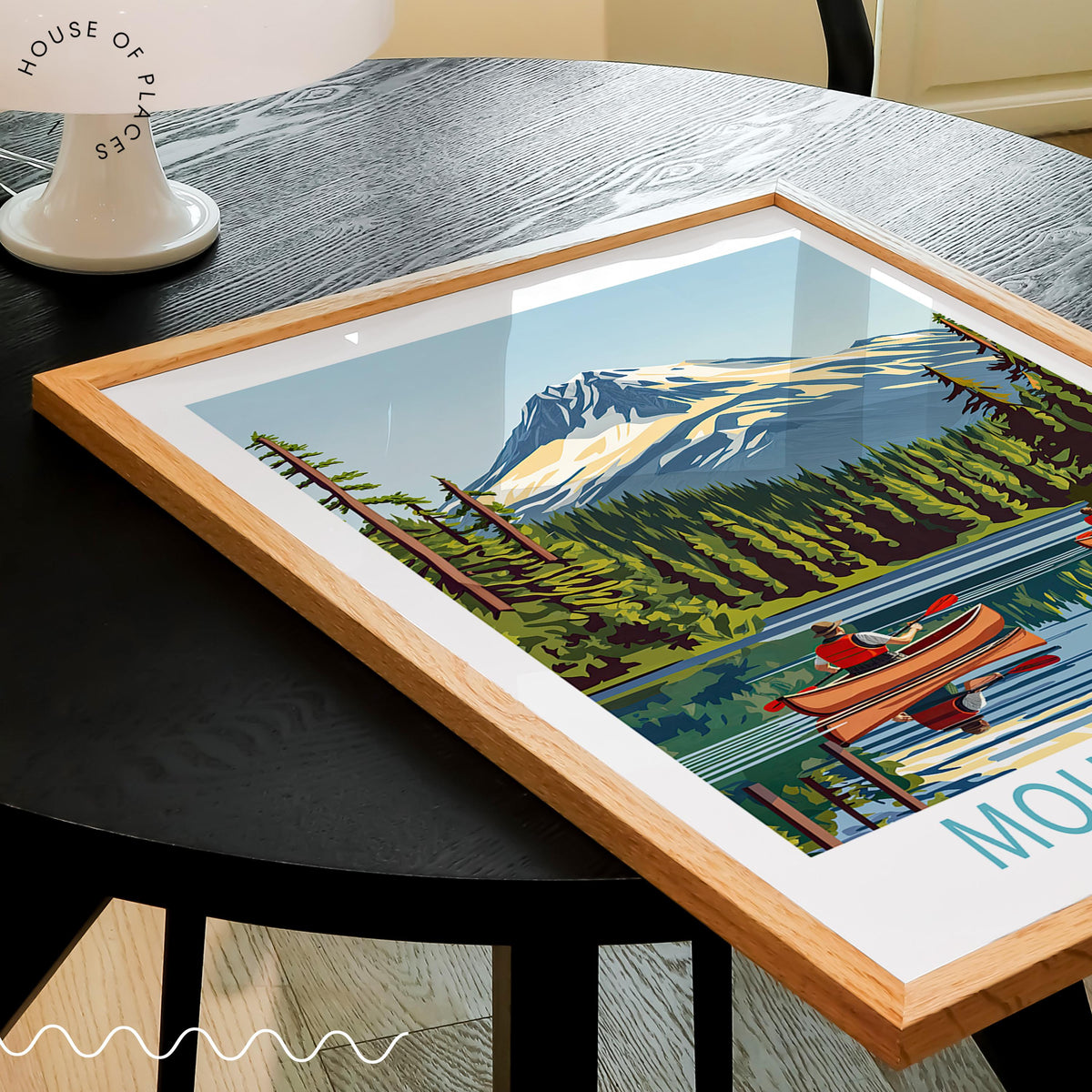 Mount Hood Portland travel poster – view 2
