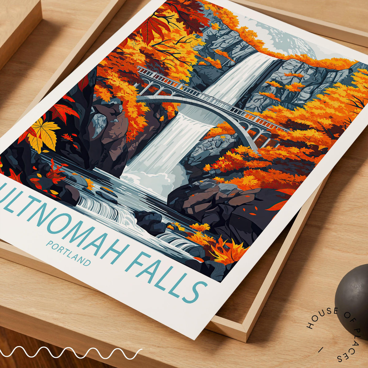 Multnomah Falls travel poster – view 5