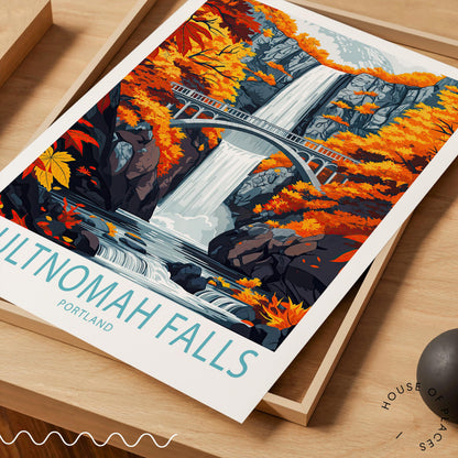 Multnomah Falls travel poster – view 5