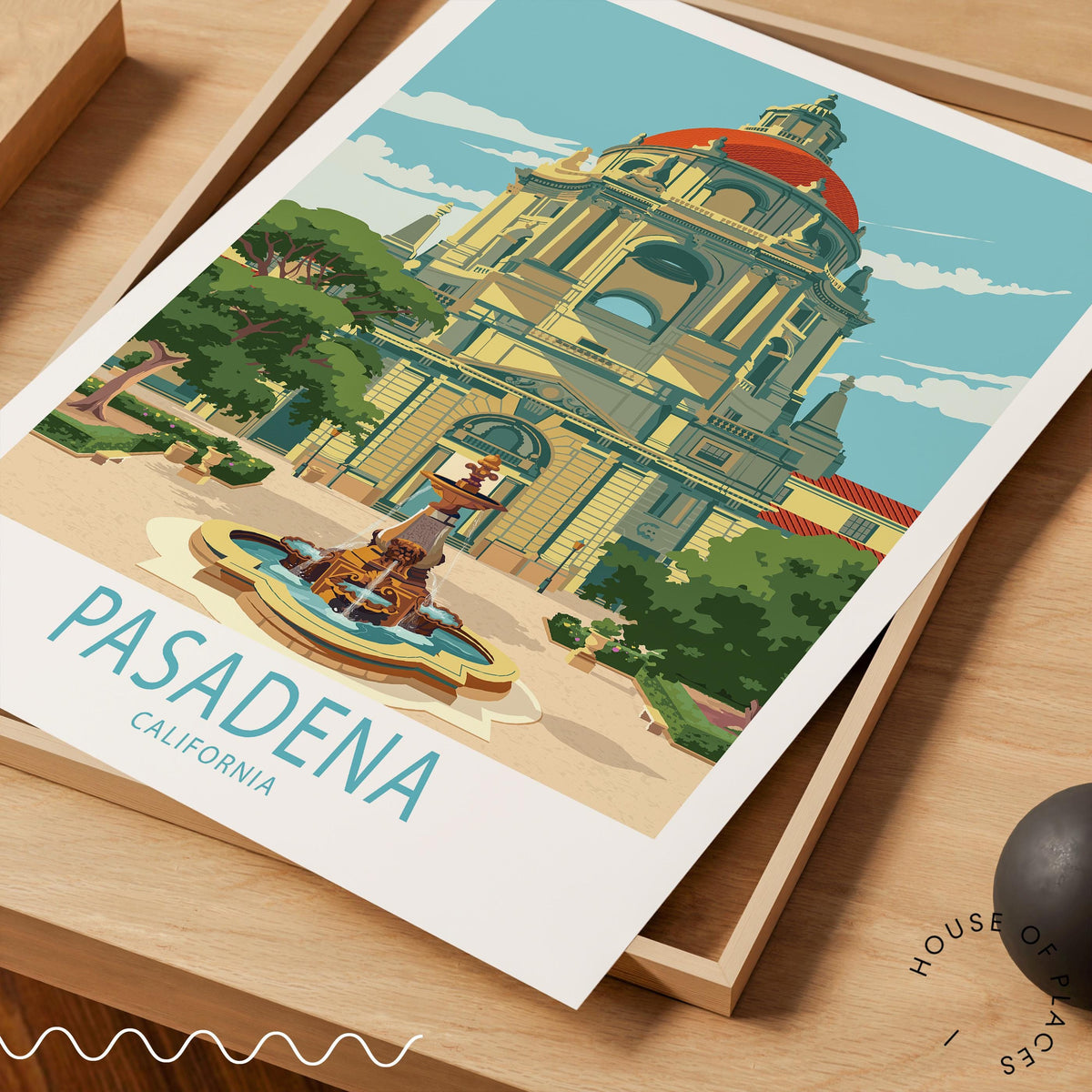 Pasadena travel poster – view 4