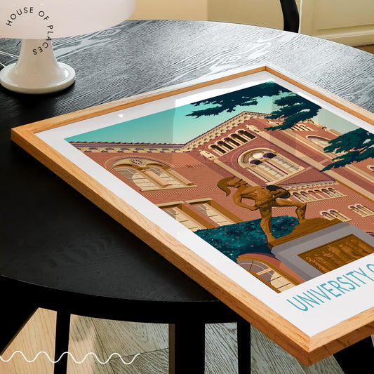 USC Los Angeles travel poster – view 2