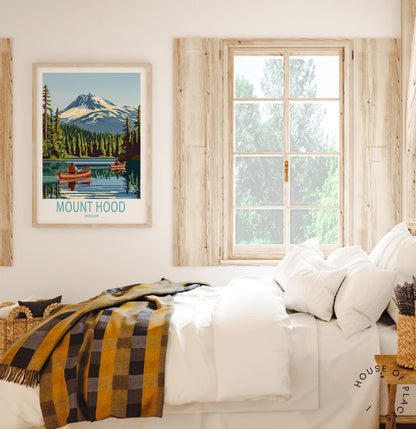 Mount Hood Portland travel poster – view 4
