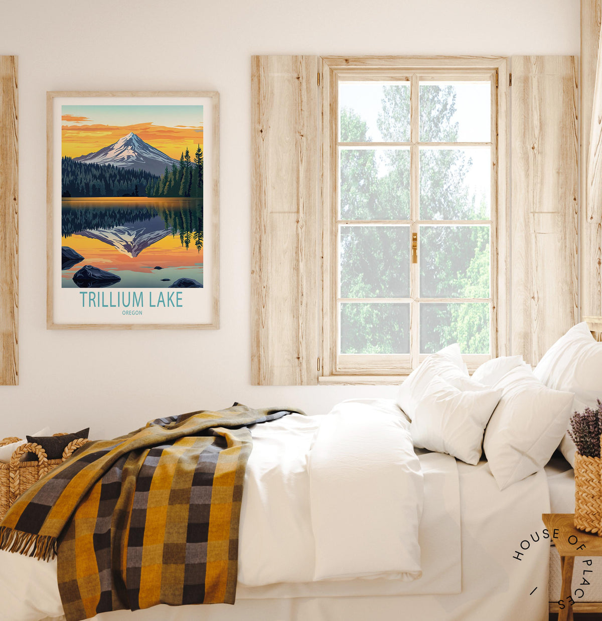Trillium Lake travel poster – view 4