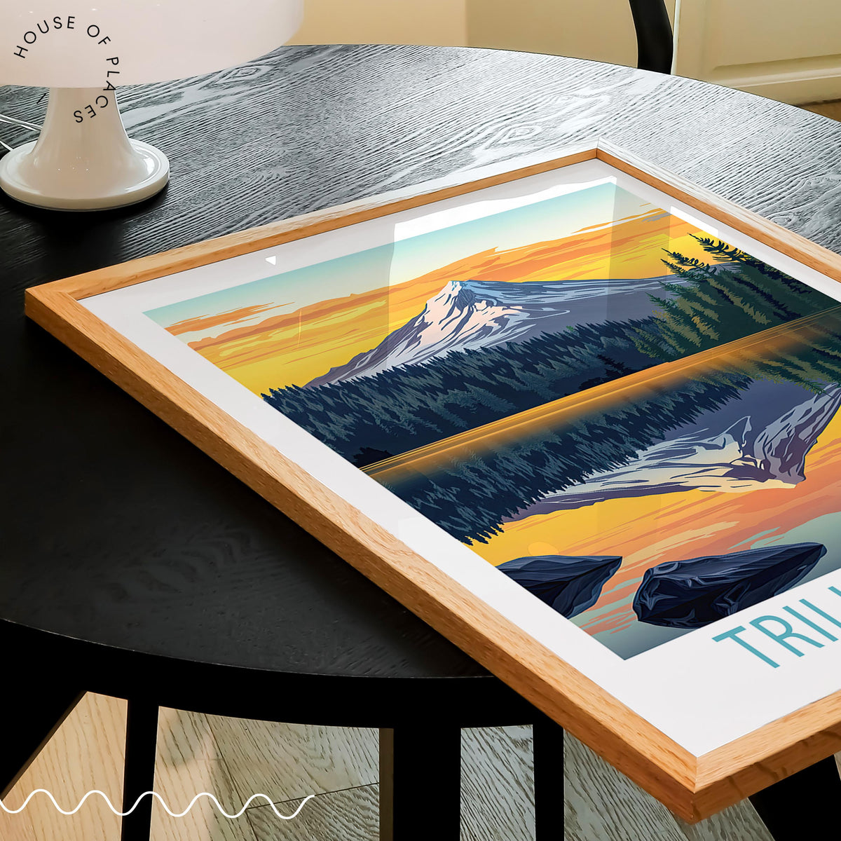 Trillium Lake travel poster – view 2