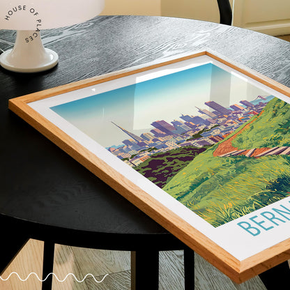 Bernal Heights travel poster – view 2