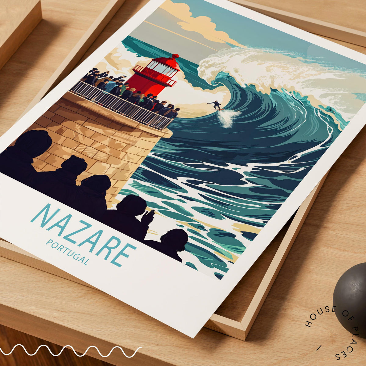 Nazare travel poster – view 5