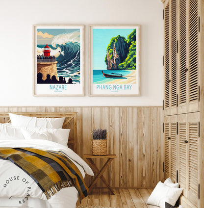 Nazare travel poster – view 8