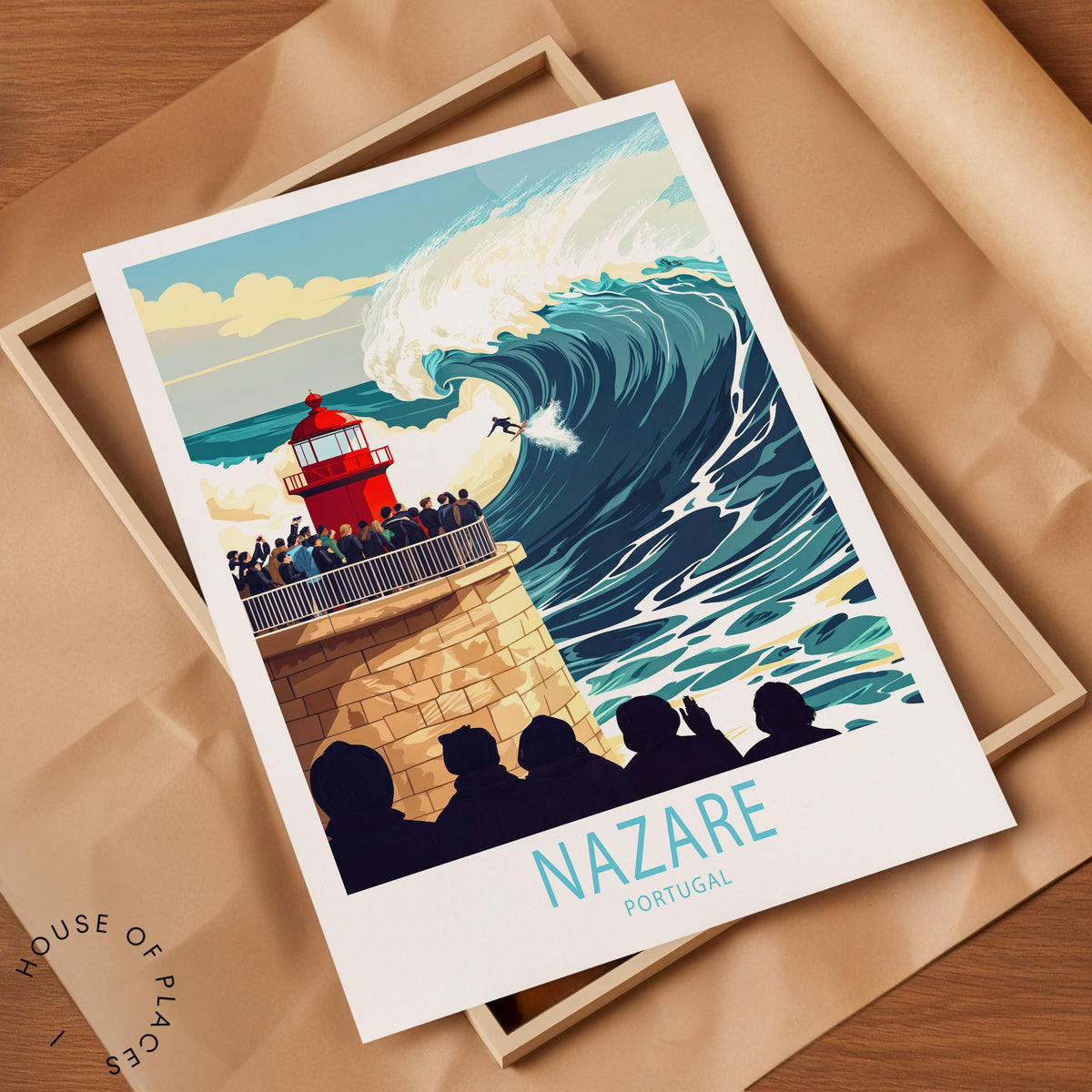 Nazare travel poster – view 7