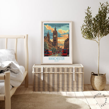 Manchester travel poster – view 3