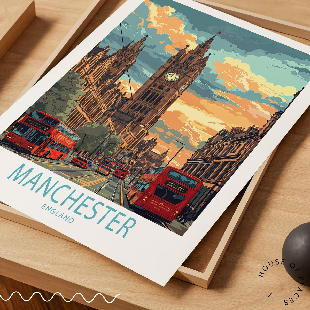 Manchester travel poster – view 5