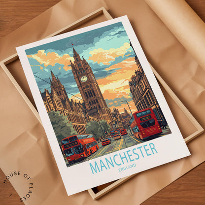 Manchester travel poster – view 7