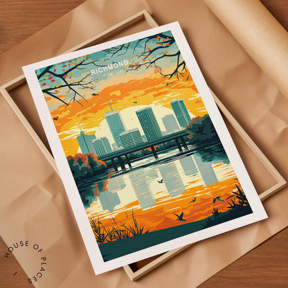 Richmond travel poster – view 7