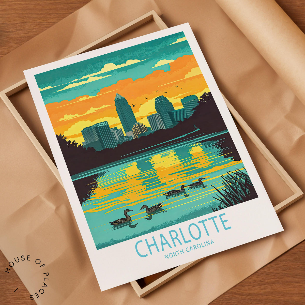 Charlotte travel poster – view 7