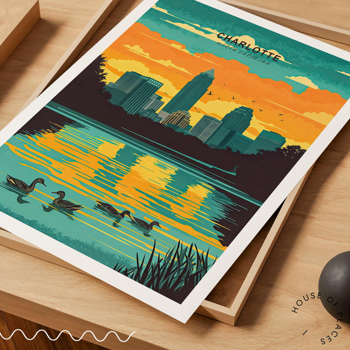 Charlotte travel poster – view 5