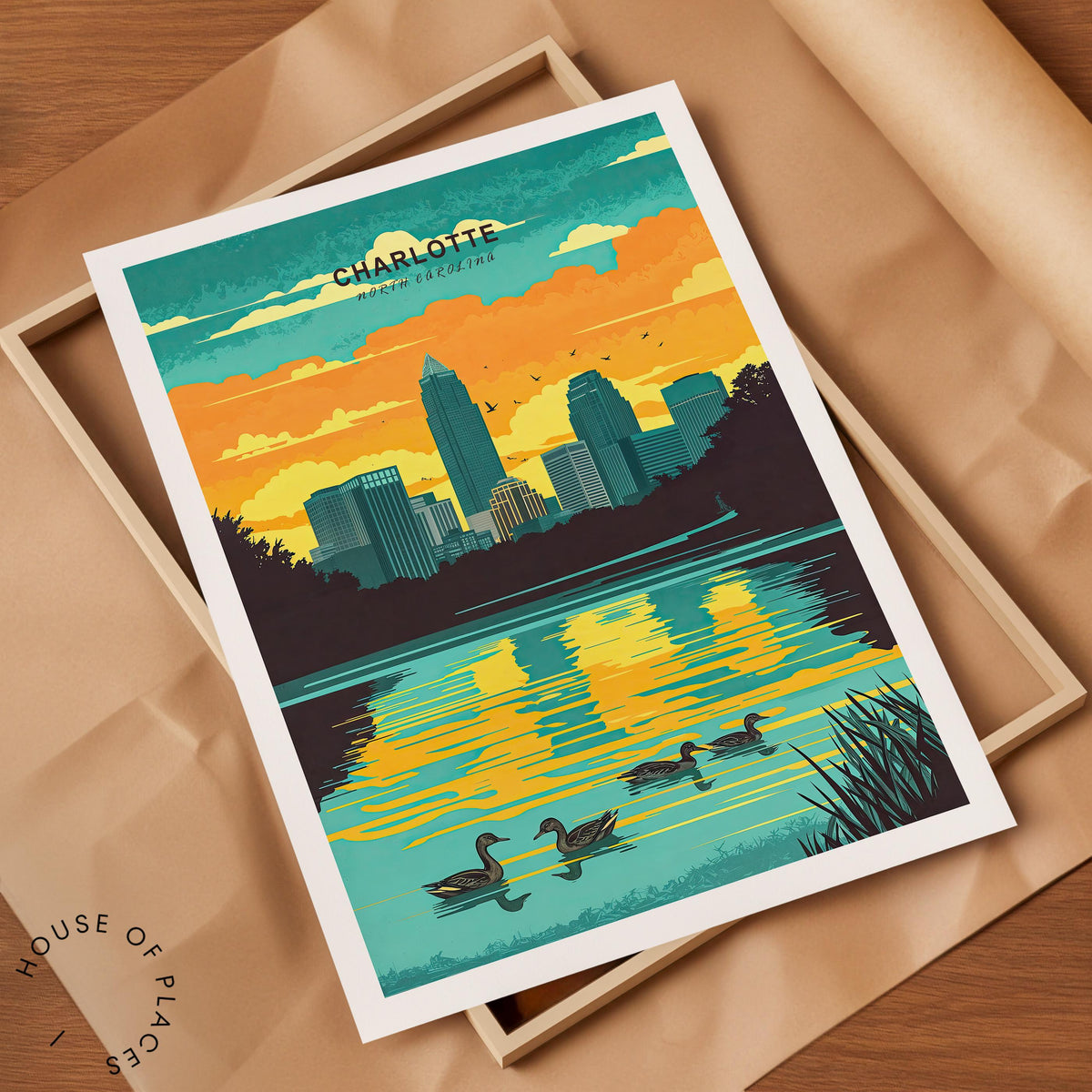 Charlotte travel poster – view 8