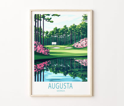 Augusta Travel Poster – Georgia Wall Art Print