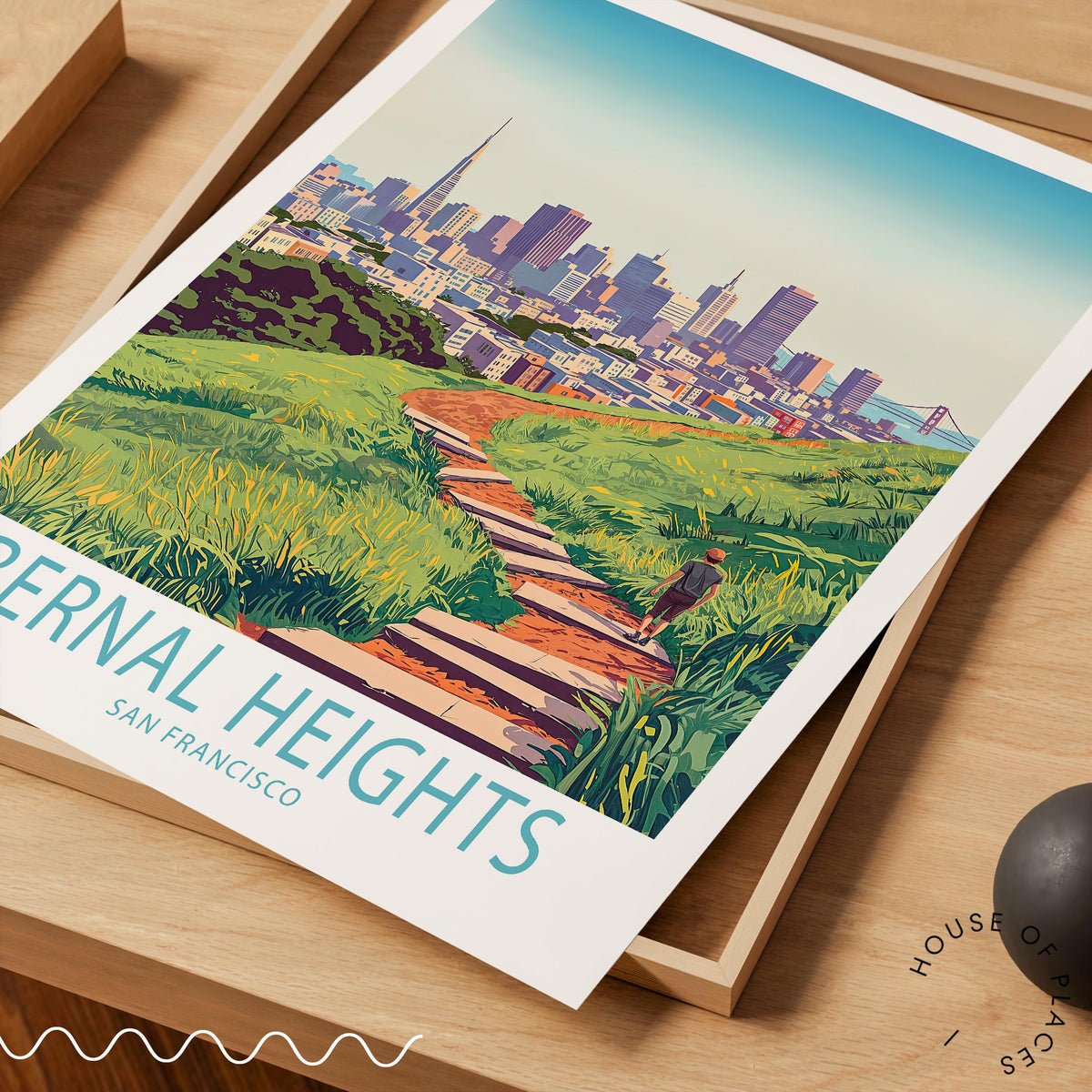 Bernal Heights travel poster – view 5