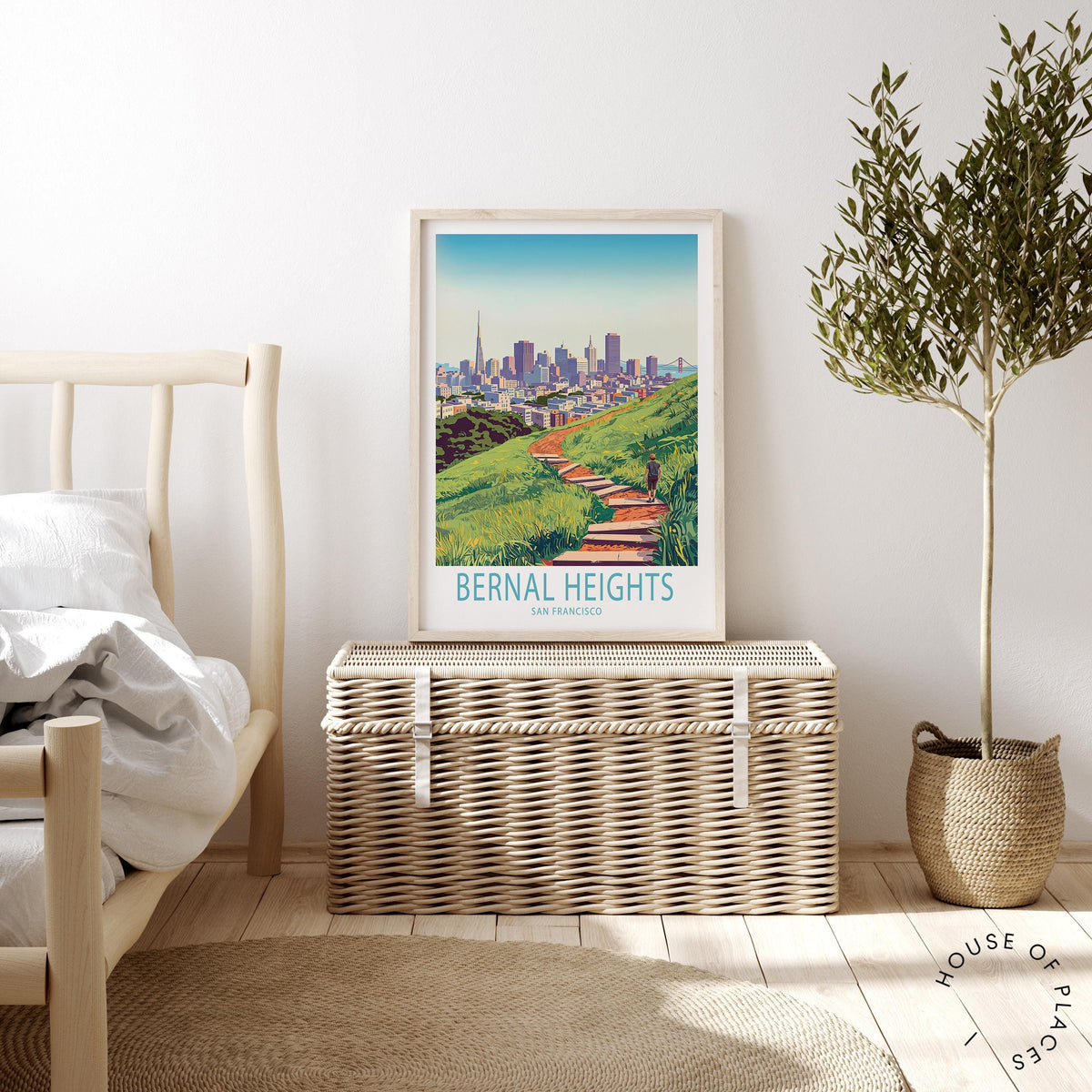 Bernal Heights travel poster – view 3