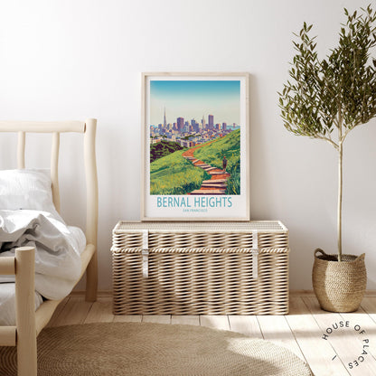 Bernal Heights travel poster – view 3
