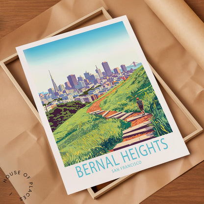 Bernal Heights travel poster – view 7