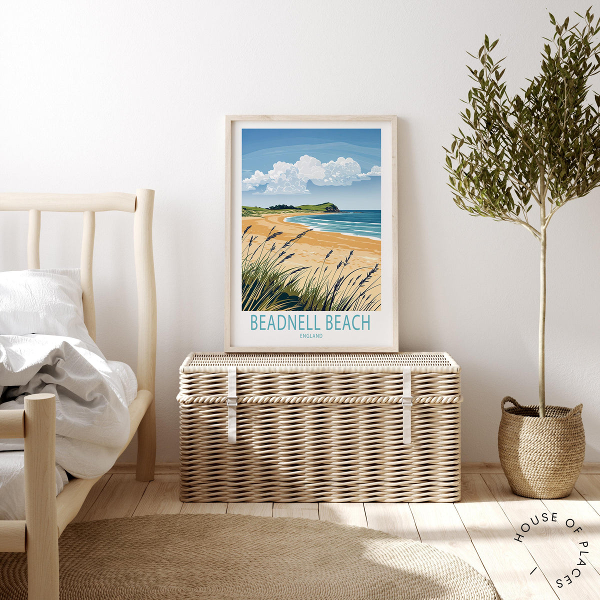 Beadnell Beach travel poster – view 3