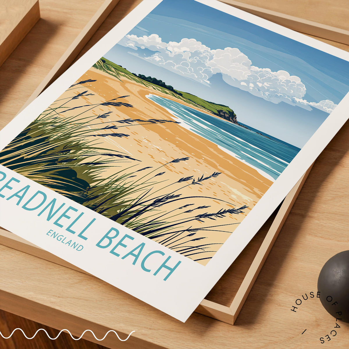Beadnell Beach travel poster – view 10