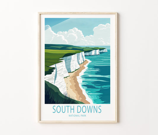 South Downs National Park travel poster – view 2