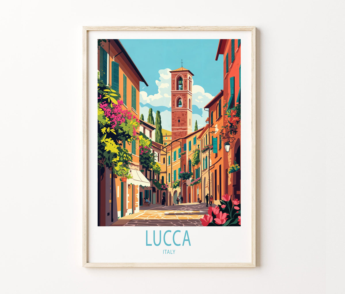 Lucca travel poster – view 2