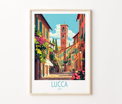 Lucca travel poster – view 2