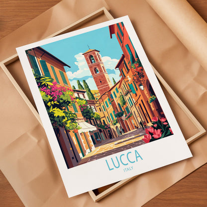 Lucca travel poster – view 4