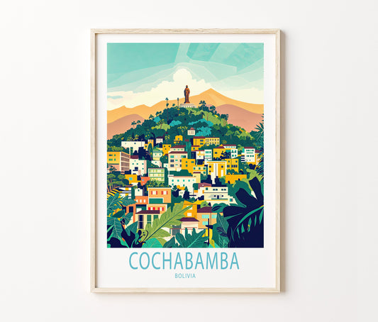 Cochabamba travel poster – view 2