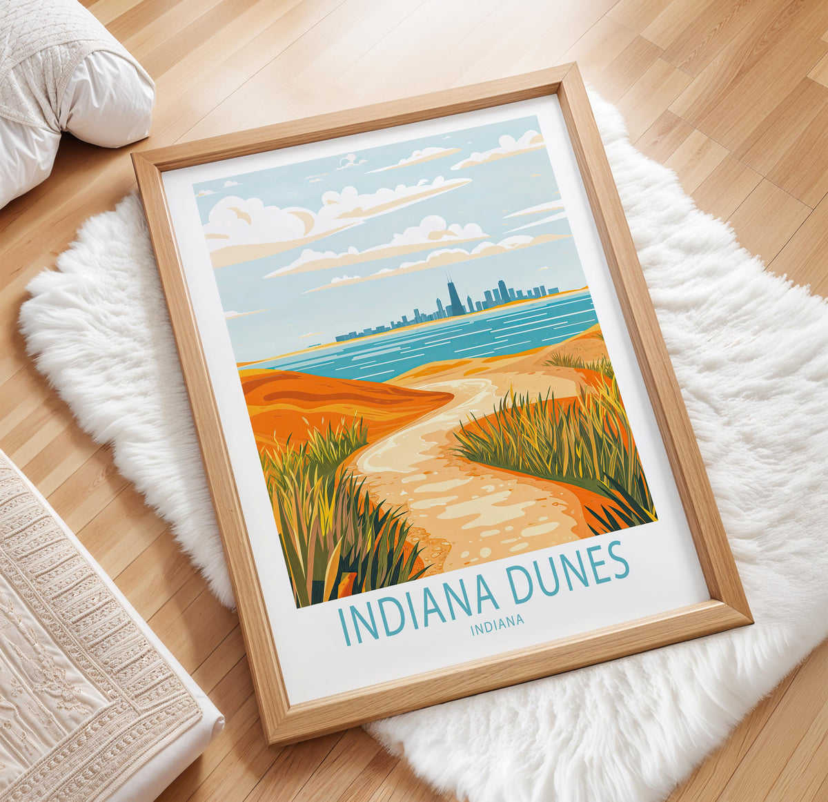 Indiana Dunes travel poster – view 2